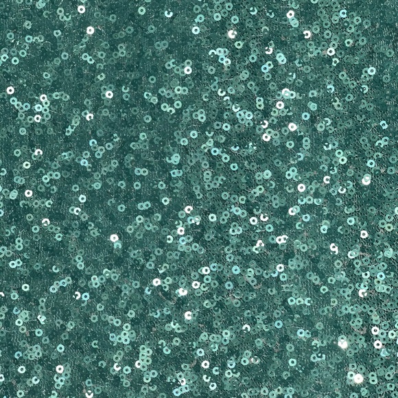 Turquoise sequins shirt - Picture 2 of 5